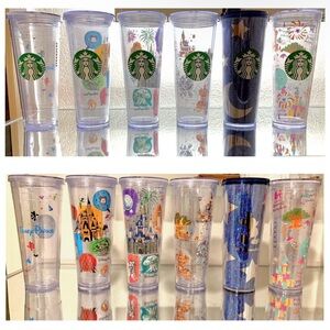 - Disney parks Starbucks collectibles set c